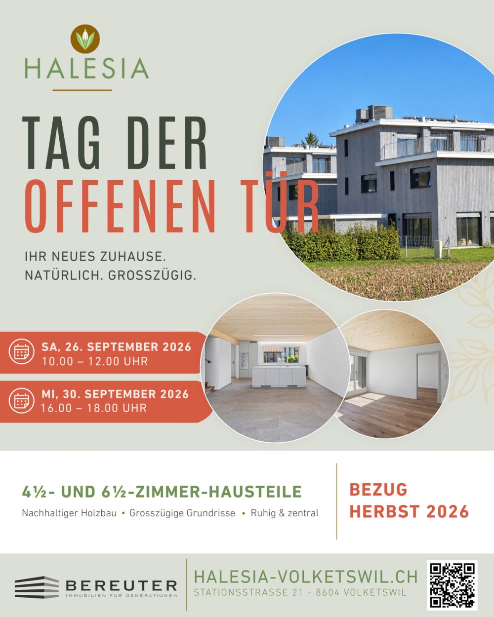 Attraktiver Neubau in Volketswil: 3.5 (4.5)-Zimmer-Hausteil mit privatem Garten -  Bild 1