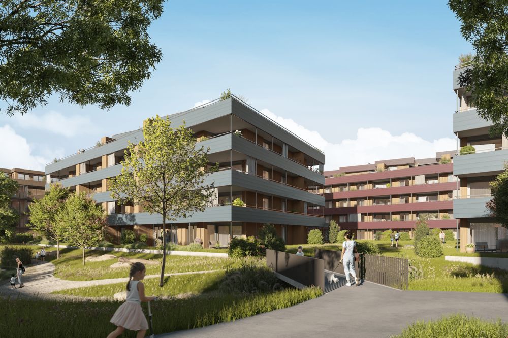 3.5-Zimmer-Attikawohnung mit grosser Terrasse im «Weihermattpark» -  Bild 2