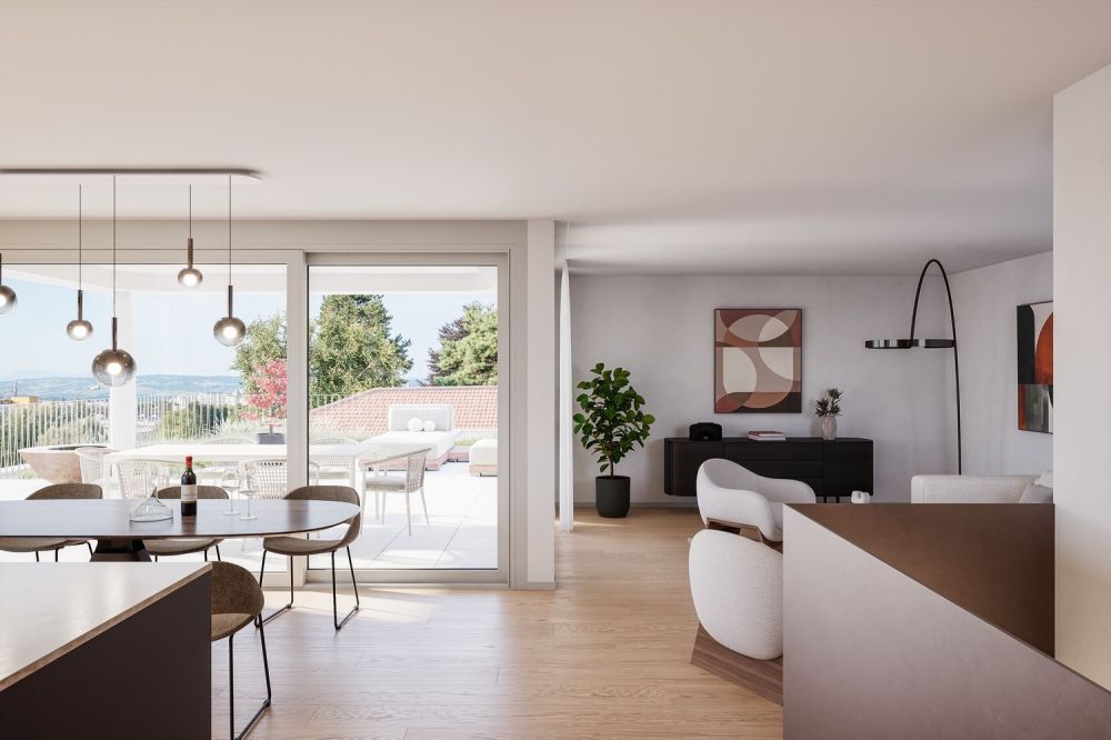 Exklusive neue 4.5-Zimmer-Attikawohnung an bester Hanglage in Widen -  Bild 2