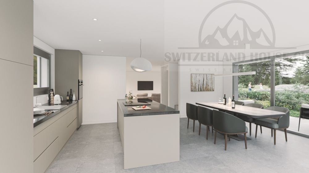 Magnifique villa individuelle neuve de 5.5 pcs avec grand jardin à Lovens -  Bild 6