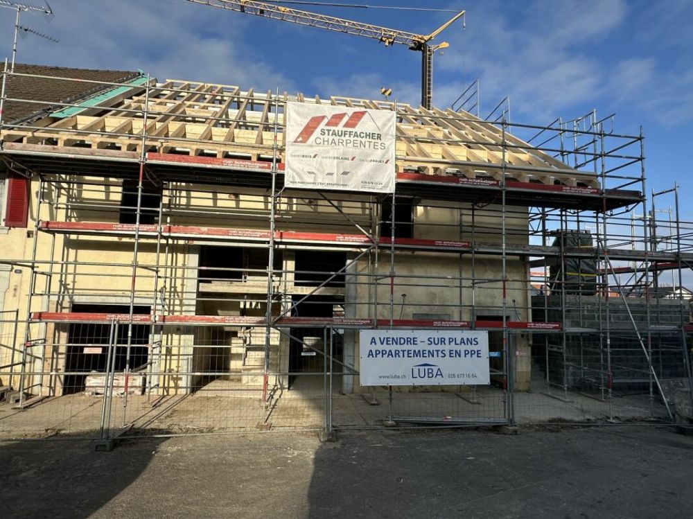 APPARTEMENT DUPLEX DE 5.5 PIECES - EN CONSTSRUCTION - 5.5 ZI-DUPLEX WOHNUNG - IM BAU - Bild 1