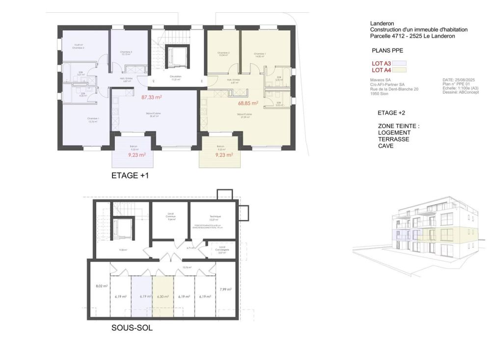 Bel appartement de standing dans immeuble contemporain aux lignes épurées ! - Bild 3