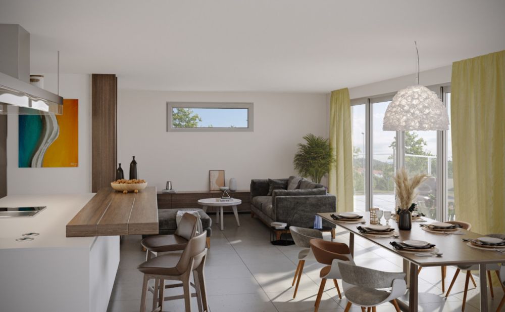 Luxusgipfel, Blick auf die Alpen für dieses 3,5-Zimmer-Attikapartment -  Bild 4