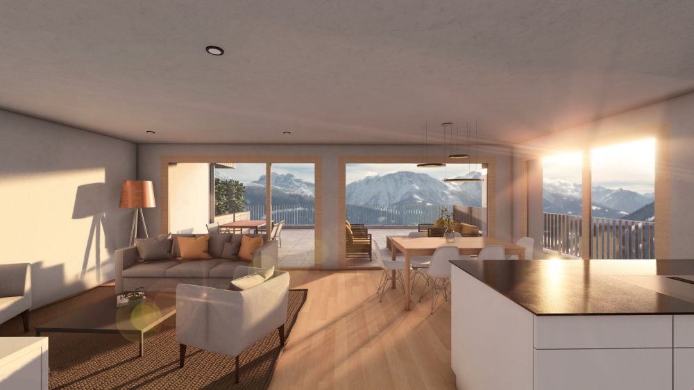 5.5 Zimmer-Duplex-Wohnung in Bellwald - Bild 4