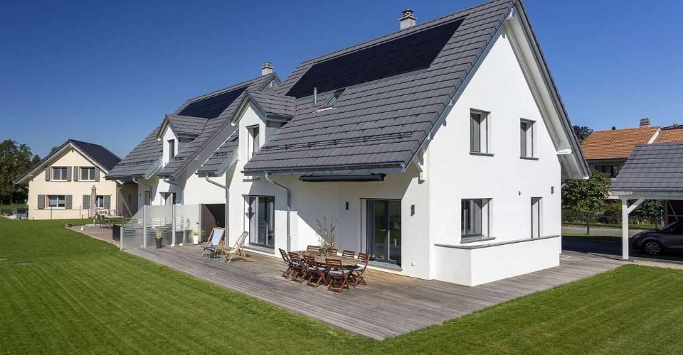 Charmante villa jumelle de 5,5 pièces à réaliser selon vos envies - Maison jumelée 5.5 pièces - image - 1