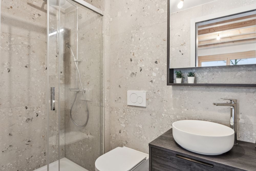 Opportunité ! Magnifique villa contemporaine aux portes de Fribourg - Douche privative