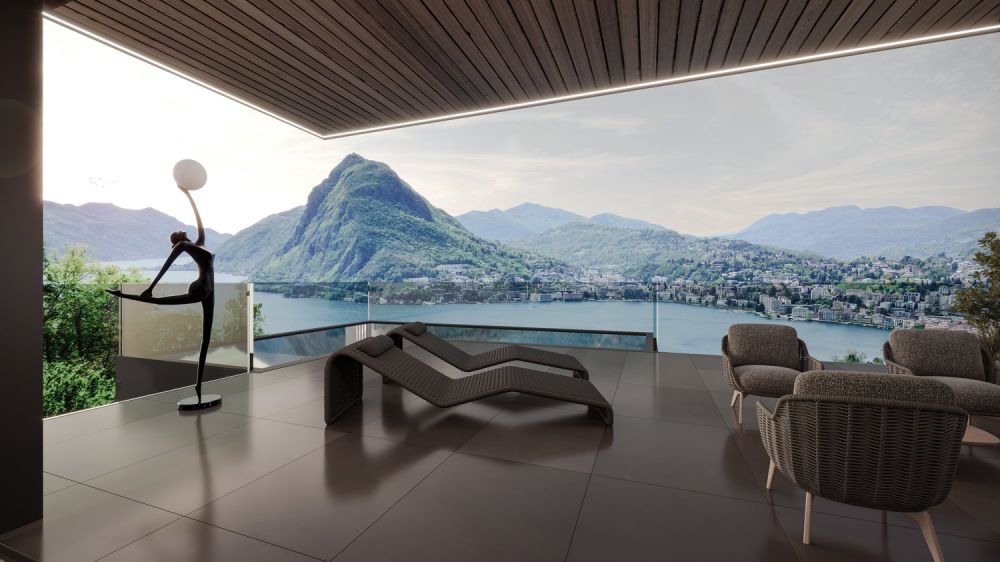 Villa Panoramica ad Aldesago | Progetto innovativo unico nel suo genere - Bild 3