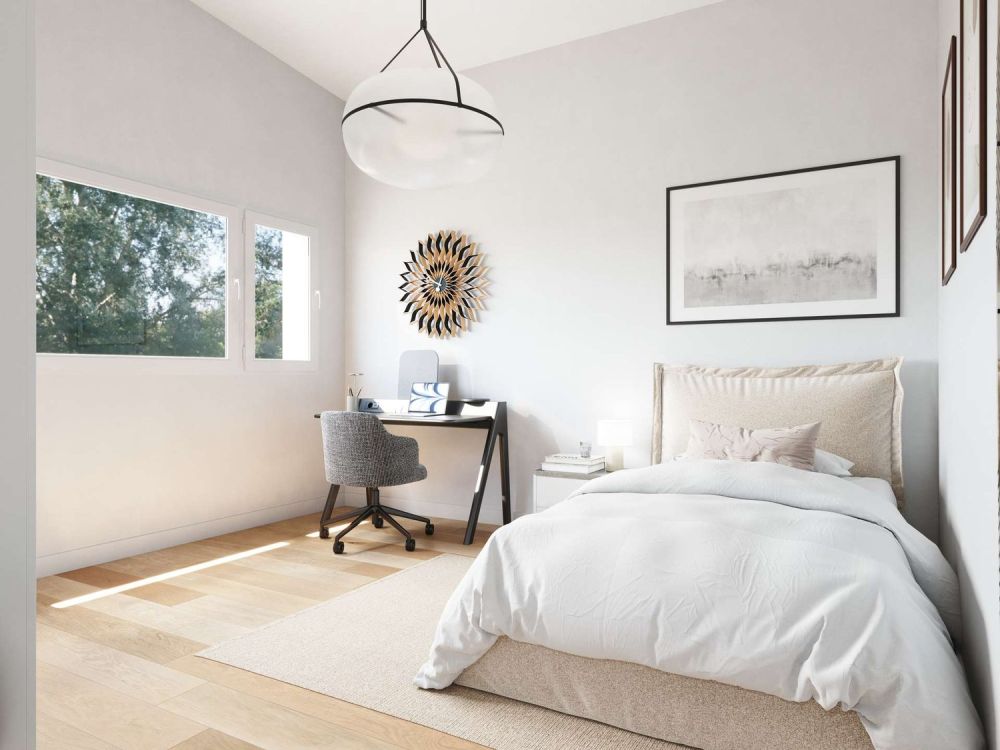 Neubau in Wilchingen - Ihr modernes Doppeleinfamilienhaus - Schlafzimmer