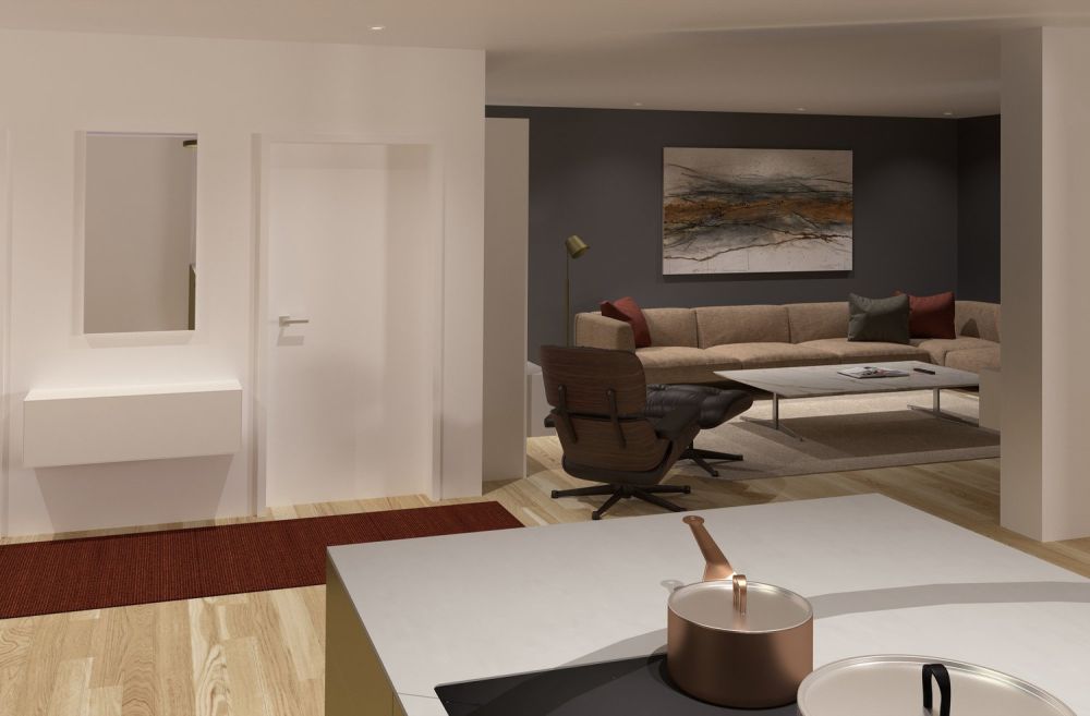 5.5 Zimmer Gartenwohnung (190.9 m2) an sonnenverwöhnter Lage in Seon -  Bild 3