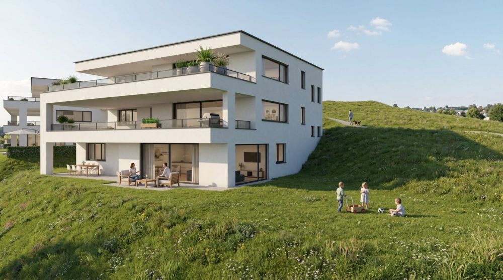 4.5-Zimmer-Neubauwohnungen mit Balkon oder Sitzplatz  in Niederdorf -  Bild 12