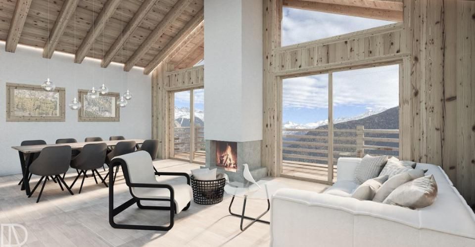 Proche Verbier LE LEVRON Chalet 3 étages 6.5 pièces - Chalet 6.5 pièces - image - 7