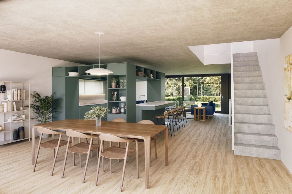 Architecture et beaux volumes | Villa C du projet Pra Vinea à Corminboeuf -  Bild 6