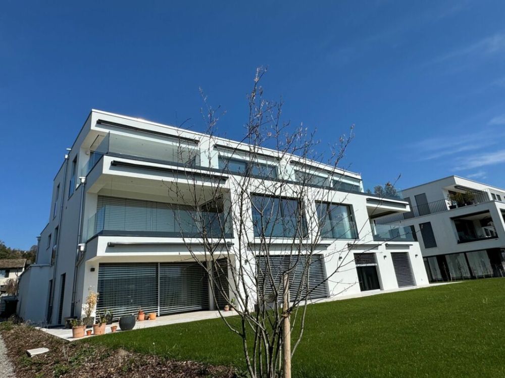 Grosszügige Wohnung mit See- und Bergsicht (Neubau) - Südfassade