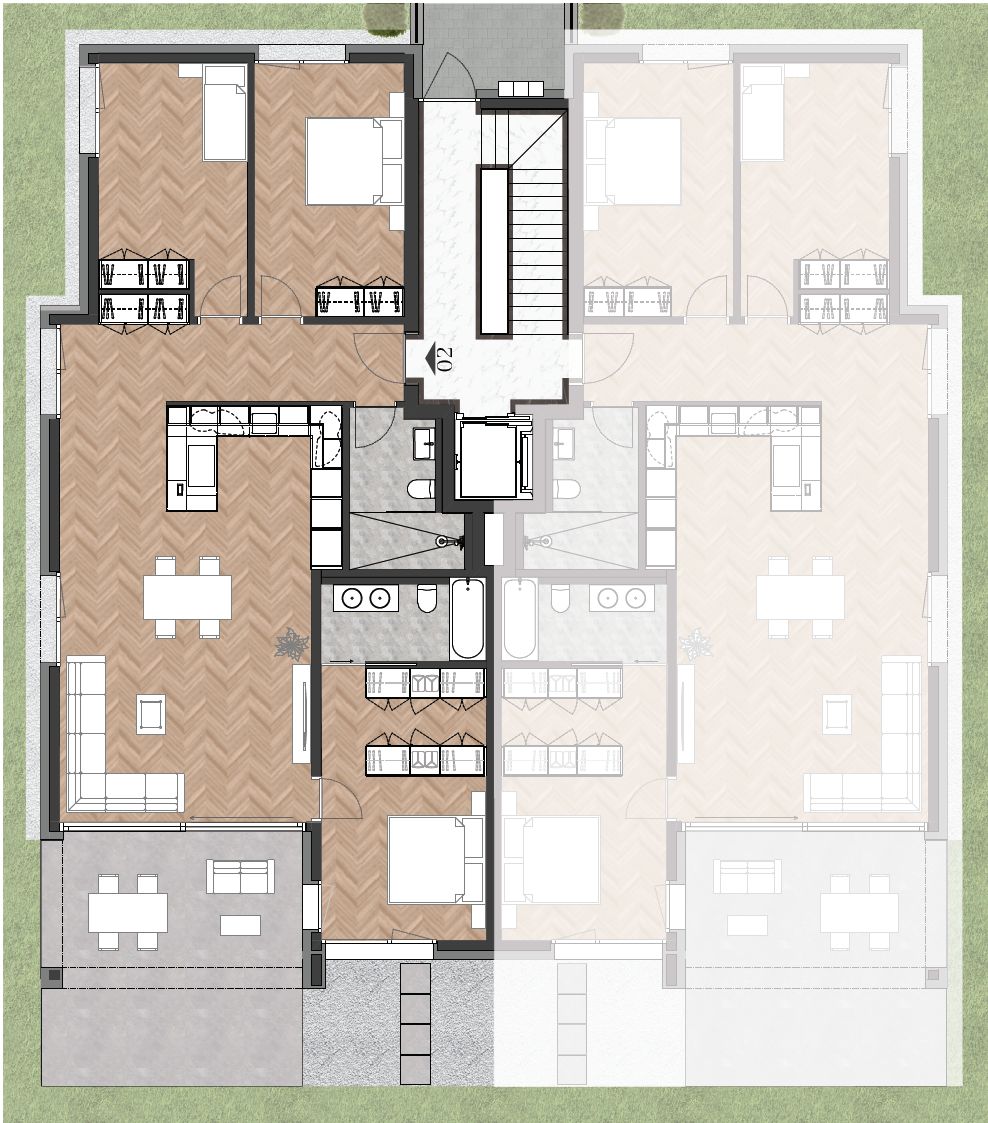 Nuova residenza Ammos ad Ascona - Piano Terra con ampio giardino privato - Bild 9