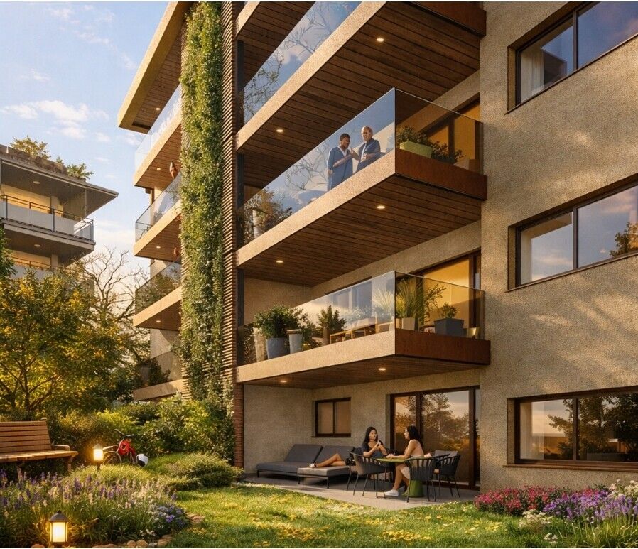 4.5 DI LUSSO CON ROOFTOP E PISCINA PRIVATI A PREGASSONA -  Bild 2
