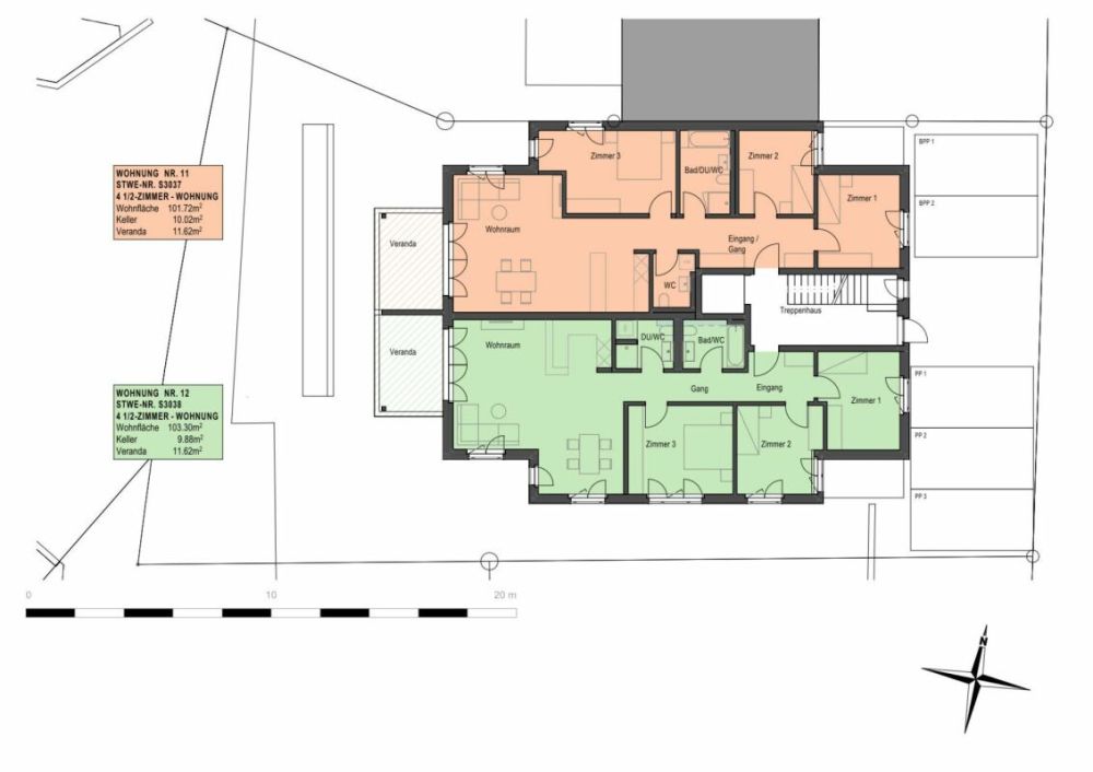 Neubau / Erstbezug: MFH "Weitblick" / 4½-Zimmerwohnung_1OG - Bild 9