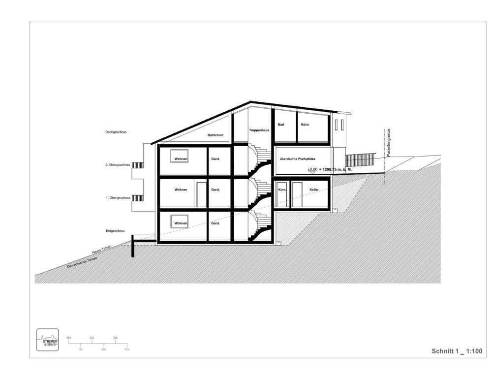 Moderne 2.5-Zimmer-Dachwohnung mit Bergblick in Scuol -  Bild 12