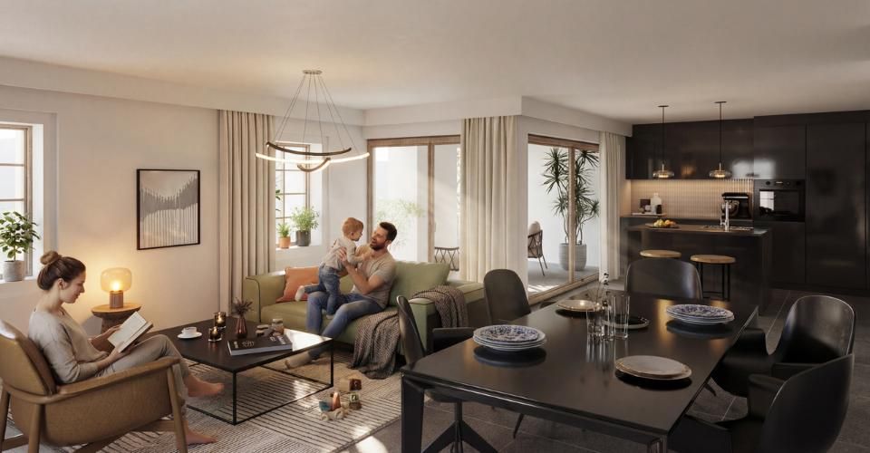 Appartement 5.5 pièces au rez supérieur — Un nid familial - Appartement 5.5 pièces - image - 1