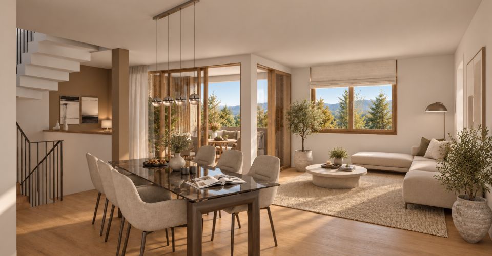 Villa A : une villa contemporaine avec studio indépendant. - Villa 6 pièces - image - 4