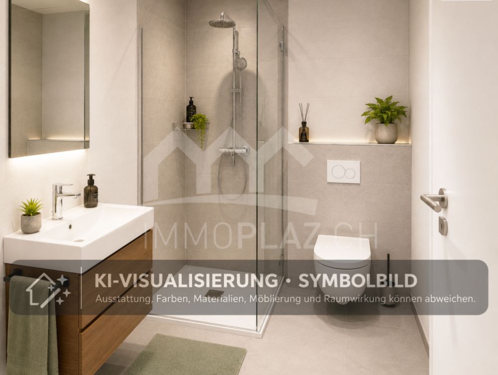 4½ Zi.-Wohnung mit Balkon & freie Bergsicht -  Bild 5