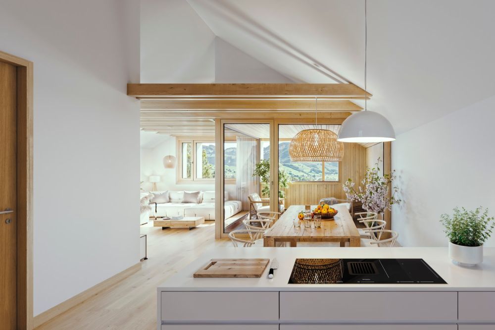 Moderne 3.5-Zimmer-Wohnung mit Bergblick in Appenzell -  Bild 2