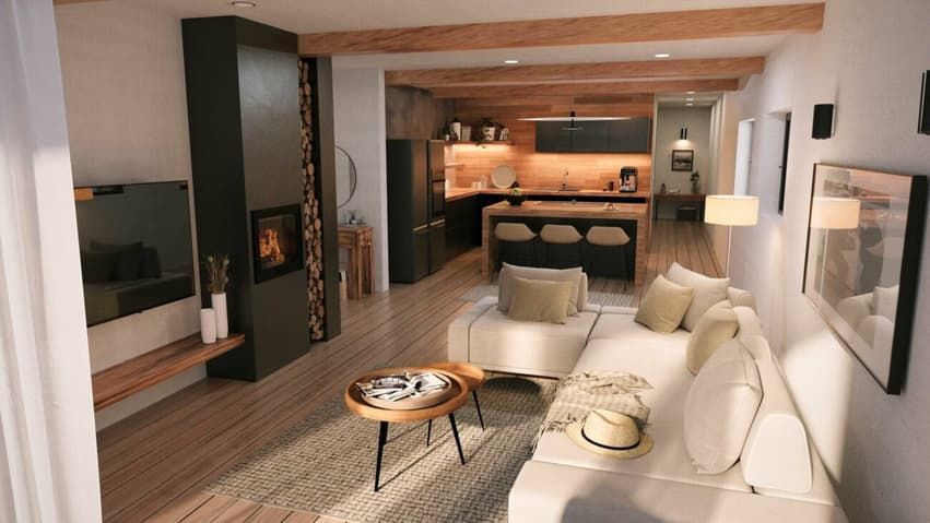 Domino Alpenchalet Neubau 2026. Klassische Zweitwohnung ohne Mietverpflichtung. -  Bild 5