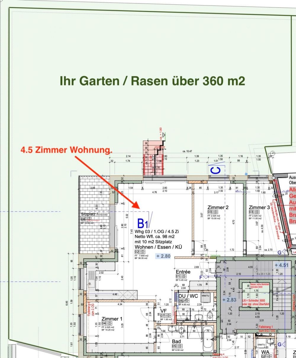 Moderne 3.5 bis 4.5-Zimmer-Wohnungen  in Beringen -  Bild 13