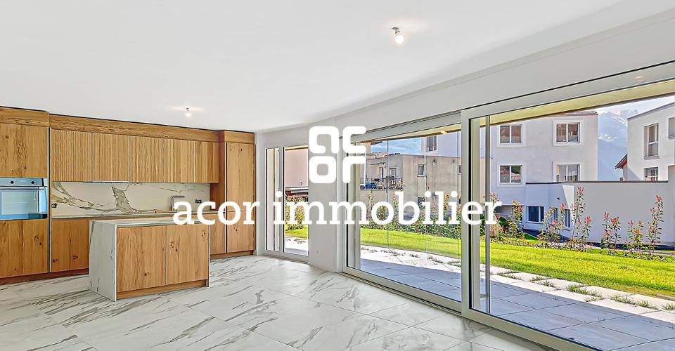 Magnifique 4.5 pièces neuf avec terrasse et jardin à Vétroz! - Appartement 4.5 pièces - image - 1