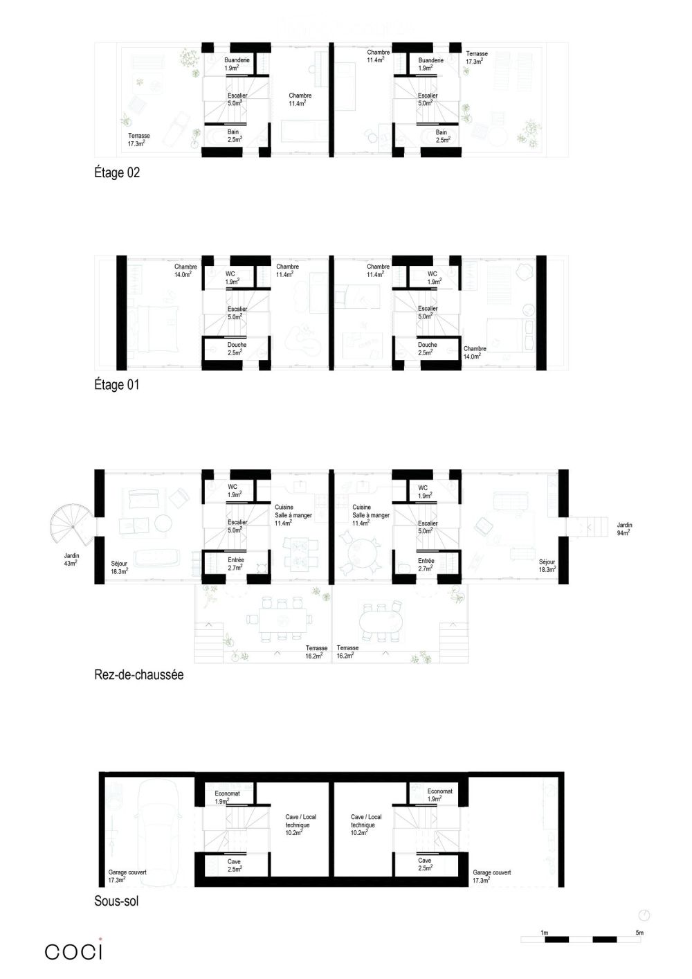 Zweifamilienhäuser des Architekten 4,5 Zimmer, Chermignon / Crans-Montana -  Bild 7