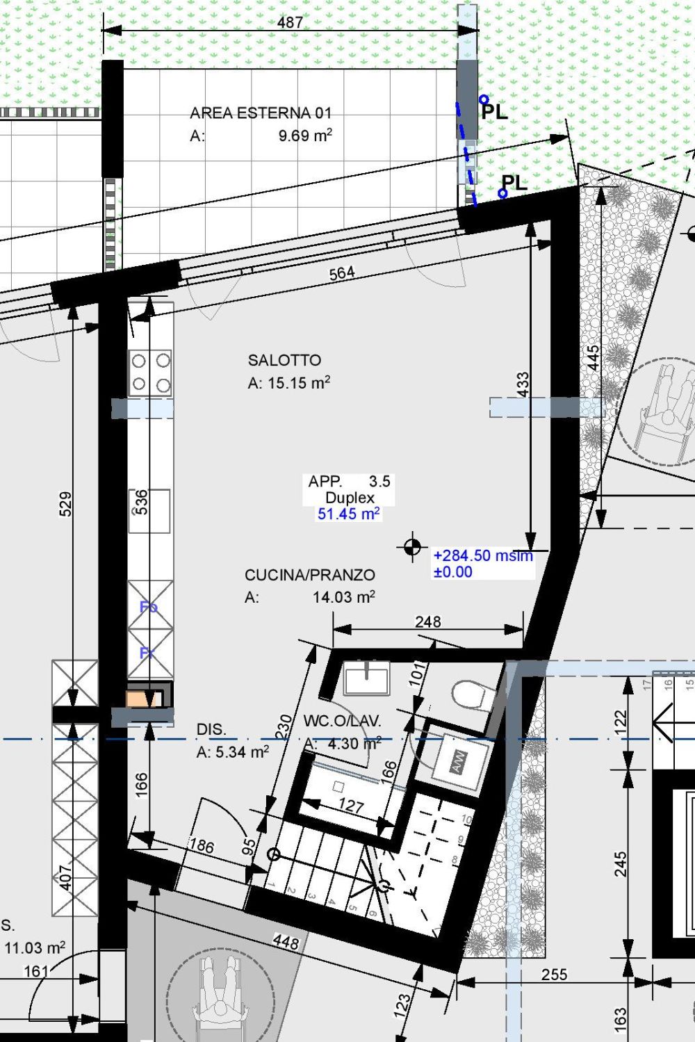 Nuovo appartamento duplex in zona tranquilla e verdeggiante - Bild 12
