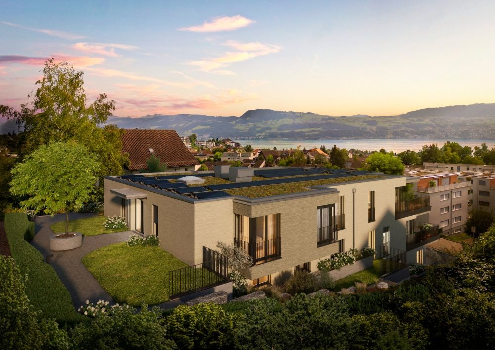 4 1/2-ZIMMER ATTIKAWOHNUNG MIT SEE- UND BERGSICHT, SONNIG, RUHIG, DORFNAH - Bild 1