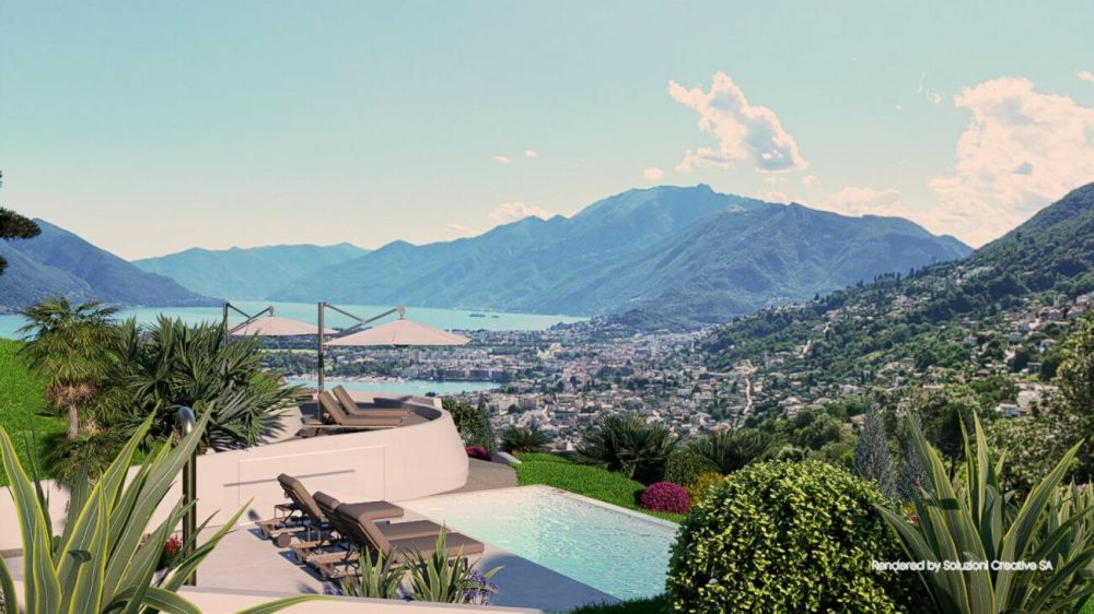 Villa da sogno in posizione unica con imprendibile vista lago, wellness e piscina -  Bild 12