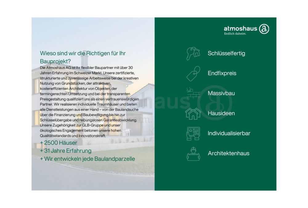 7.5 Zimmer Neubau EFH: Wohnen im Grünen nahe Basel - Bild 12