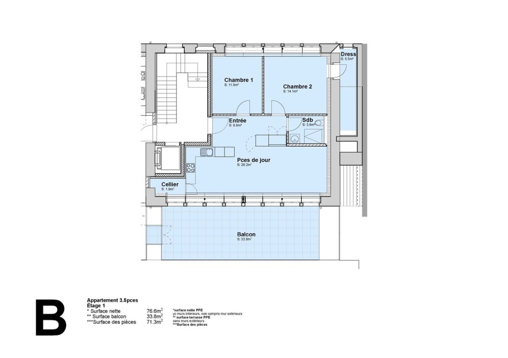 Appartement de 3,5 pièces dans nouvelle construction à Saint-Imier - Bild 3