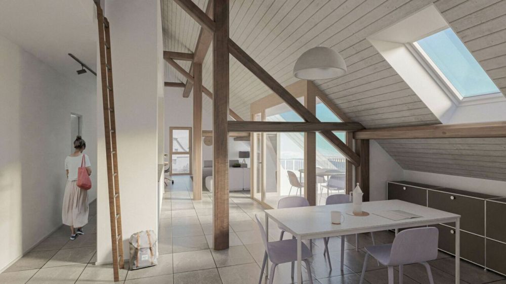 Cronay - Appartement neuf de 5.5 pièces avec terrasse et jardin -  Bild 6