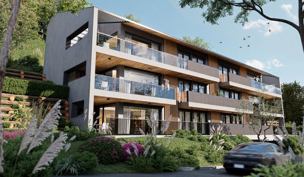 BOSCO LUGANESE  STILE ED ELEGANZA SU DUE LIVELLI  4.5 LOCALI (APP. 5 - ESTERN1_effect