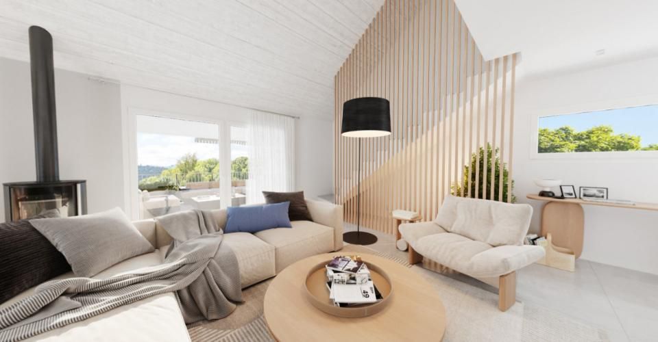 RARE- ATTIQUE DUPLEX D'EXCEPTION AVEC TERRASSE PANORAMIQUE ET ASCENSEUR - Appartement 4.5 pièces - image - 7