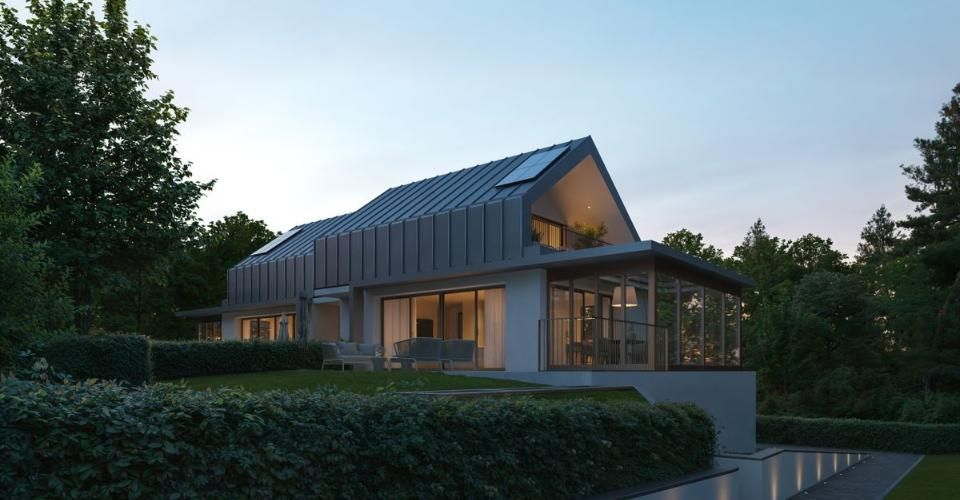 PROJET NEUF | VILLA JUMELÉE CONTEMPORAINE À PREGNY-CHAMBÉSY | Villa A - Maison jumelée 5 pièces - image - 5