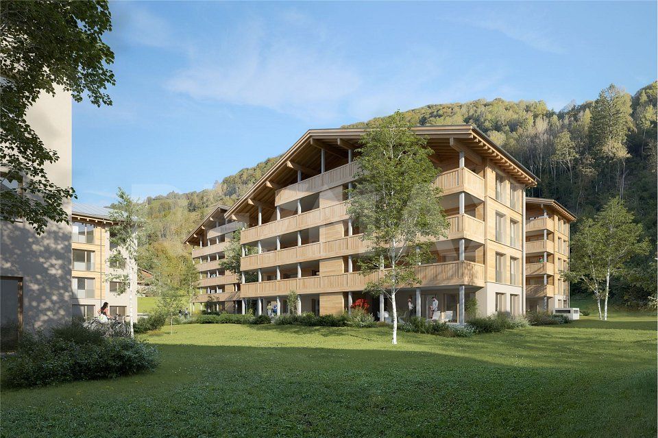 Energiebewusst wohnen www.garglas.ch - 4½-Zimmer-Wohnung E3 mit Anteil an Solarkraft -  Bild 1