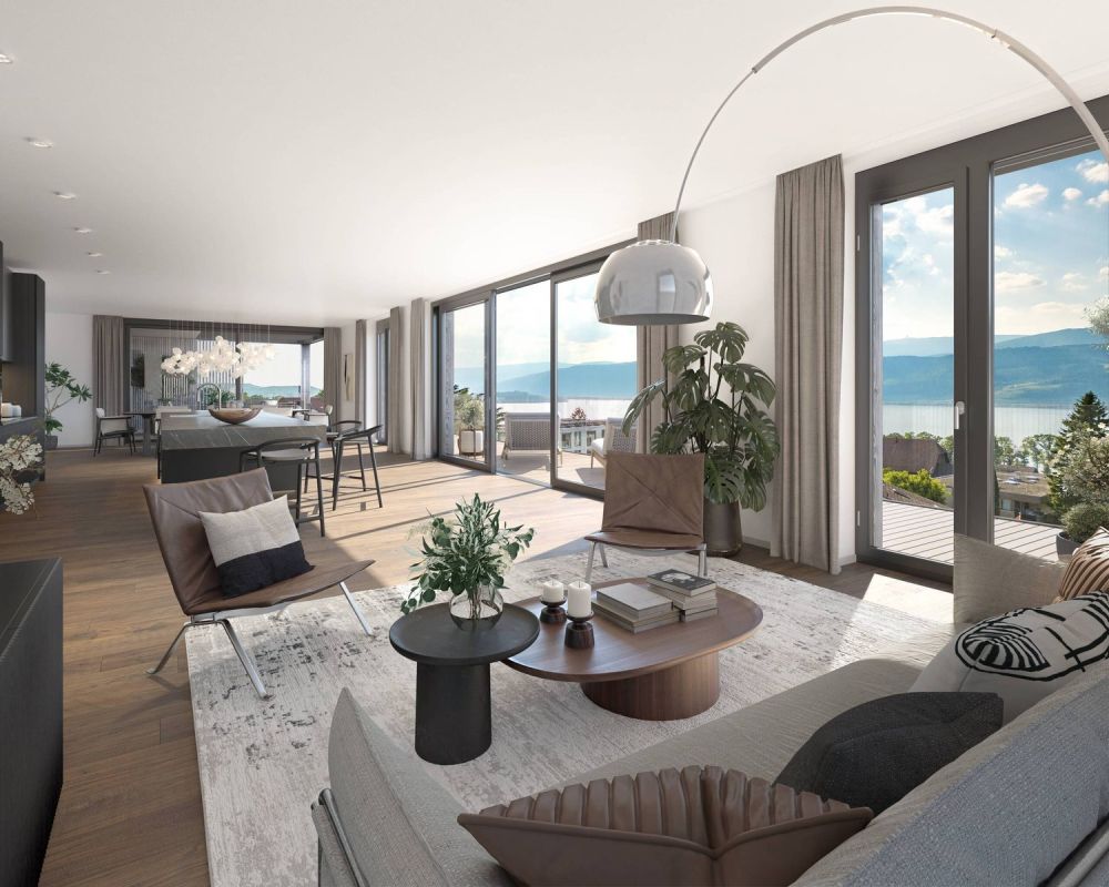 EXKLUSIVE NEUBAUWOHNUNG MIT TERRASSE UND EINZIGARTIGER ARCHITEKTUR AM BIELERSEE -  Bild 2