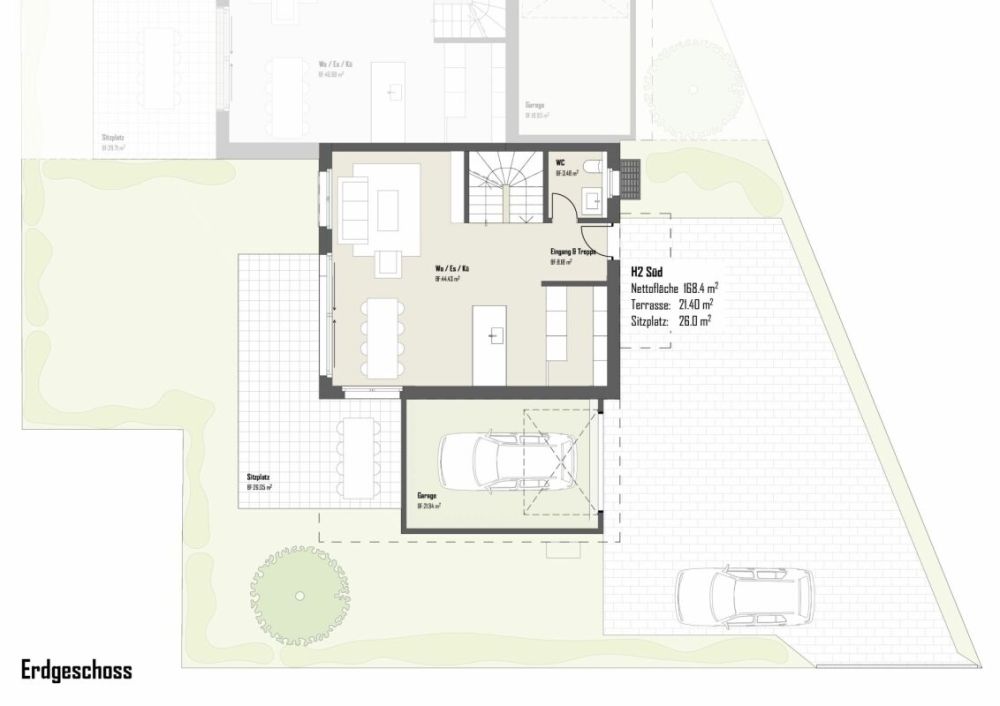 5.5 Zimmer Doppeleinfamilienhaus an ruhiger Lage - Bild 8