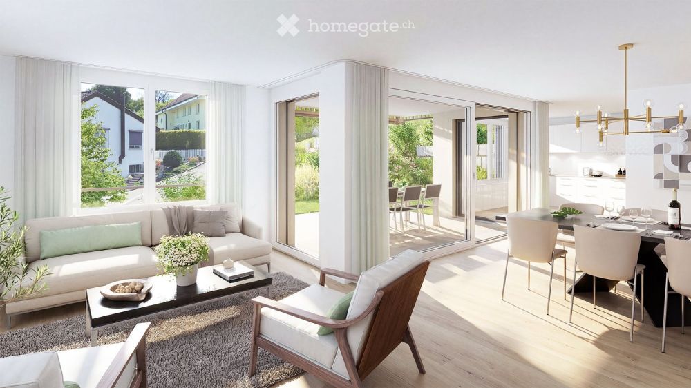 Neubau 6.5-Zimmer-Wohnung B201 & B202 mit Minergie-Standard in Wohlenschwil -  Bild 1