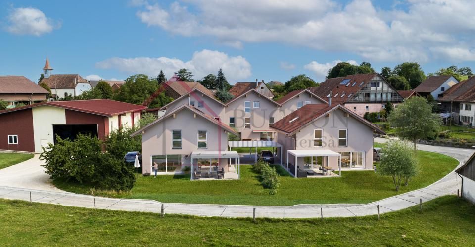 LES VILLAS DU GRAND PRÉ Villa mitoyenne de 4.5 pièces en PPE – Lot C3 - Maison contiguë 4.5 pièces - image - 6