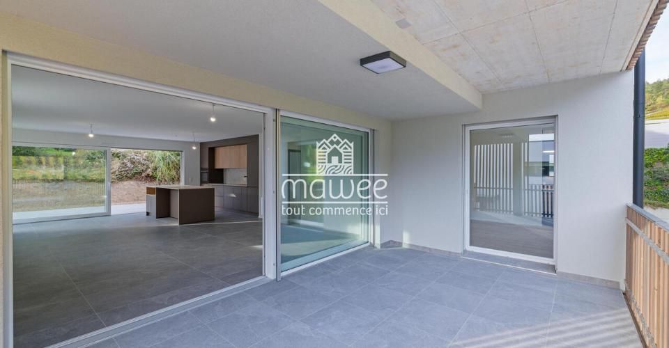 4.5 pièces neuf – Intimité, terrasse et jardin ! - Appartement 4.5 pièces - image - 4