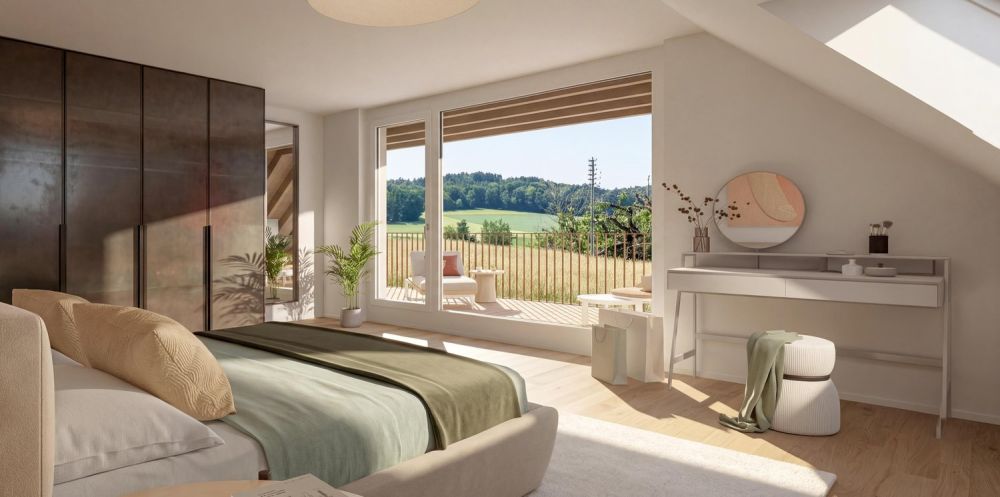 3,5-Zimmer-Neubau-Eigentumswohnung mit Weitblick in Lüterswil (Bucheggberg) -  Bild 9