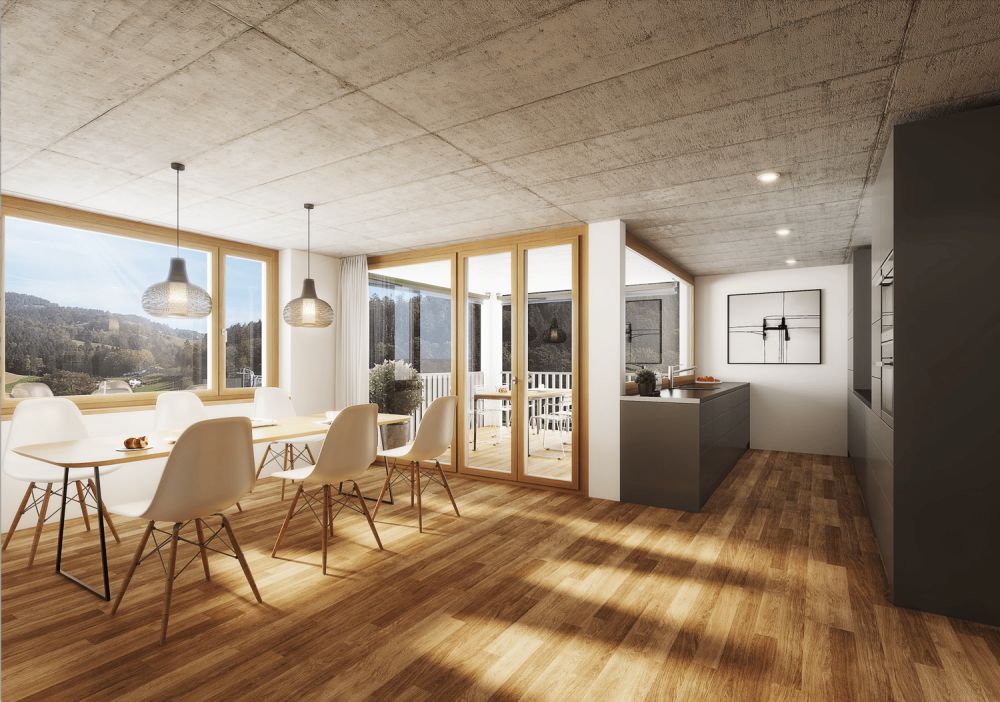Moderne 4.5-Zimmer-Wohnung in ruhiger Lage in Heimberg -  Bild 3