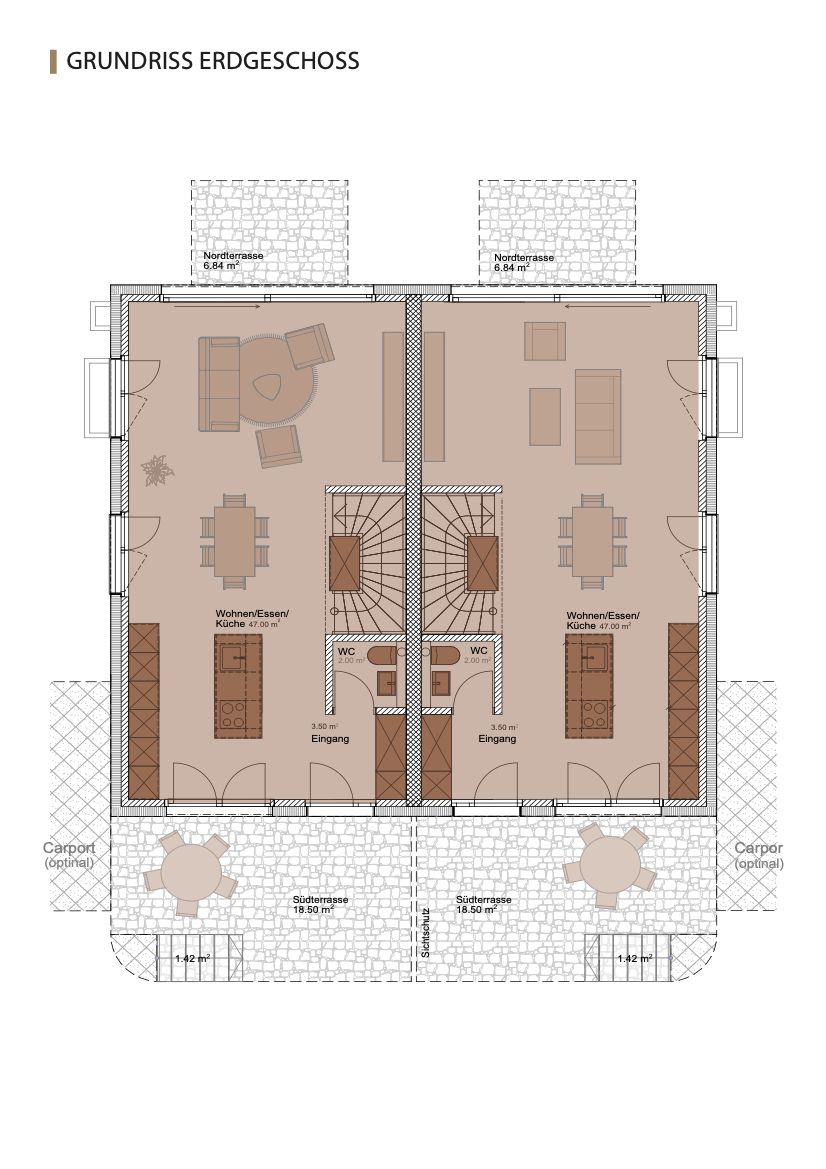 Baubewilligtes 6.5-Zimmer-Doppeleinfamilienhaus mit Garten -  Bild 4