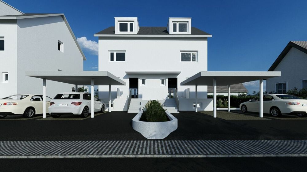 Bewilligtes Projekt: Baustart demnächst - grosses 6.5-DEFH, Garten, 3 Nassz., sep. WC, Carport und PP -  Bild 1