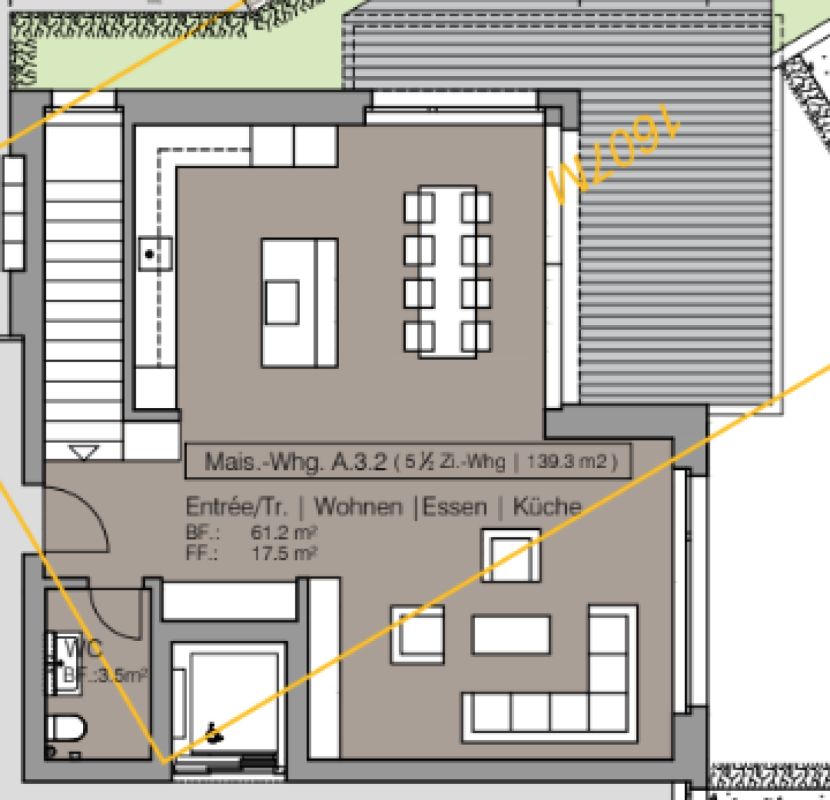 Grosszügige Maisonette für Wohnen und Arbeiten - A3.2 -  Bild 6