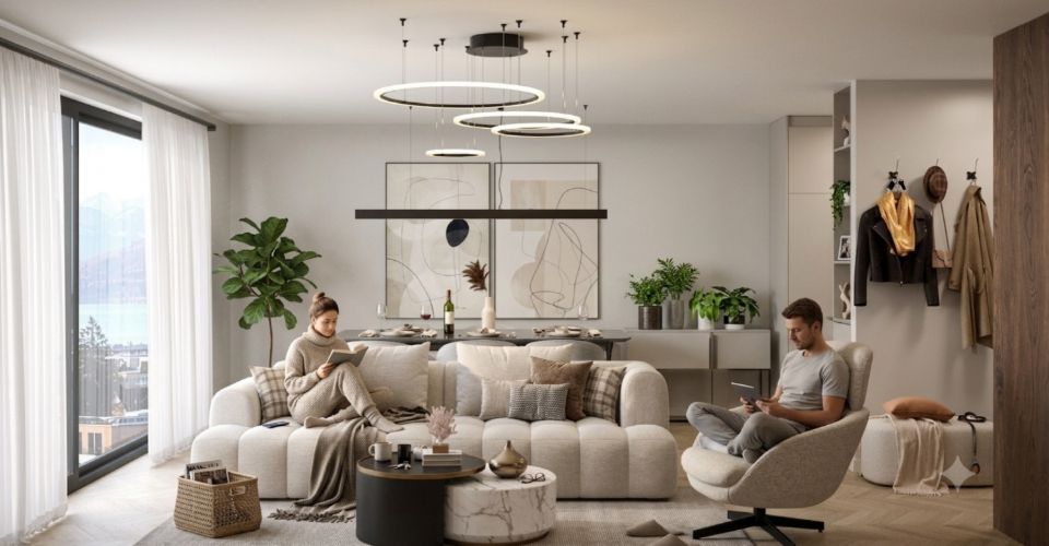 Lot n°2 - Promotion TRÈFLES - Appartement 3.5 pièces - image - 5